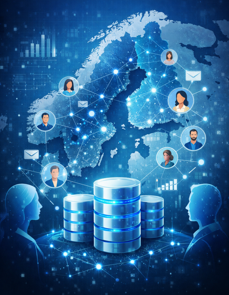 a digital illustration designed for a business web english version